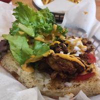 Oyster mushroom Po'boy at The Bark in Tallahassee