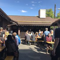 inside at Sausage Garten in Leavenworth