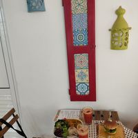 Pumpkin curry and beyond burguer at Armazem Integral in Portimao