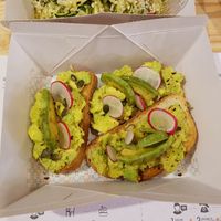 Avocado toast  at Damare in Monopoli