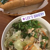 Tofu Bahn Mi & Vegan Soup at Lee's Bakery in Atlanta