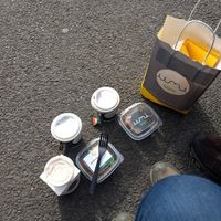 Takeaway at Umi Falafel in Belfast
