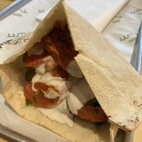 Palestinian felafel  at Umi Falafel in Belfast