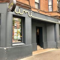 The venue  at Umi Falafel in Belfast