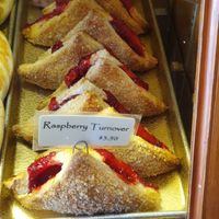 raspberyy turnover  at Danish Bakery in Leavenworth