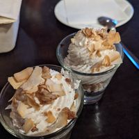 Vegan coconut Oreo dessert - soooo good at Harvest Seasonal Grill & Wine Bar in Moosic