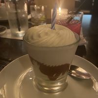 “Swiss roll” vegan dessert   at Harvest Seasonal Grill & Wine Bar in Moosic