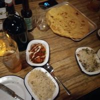 Dinner table at Machair Bar in Glasgow