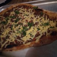 Haggis & cheese naan at Machair Bar in Glasgow