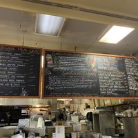 Menu from the deli/restaurant  at California Organics in Nevada City