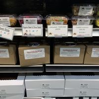 Grab and go cold case  at California Organics in Nevada City
