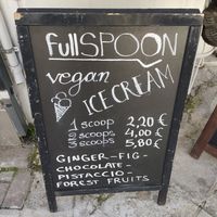 Menu at Full Spoon in Athens