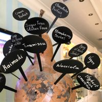 Signed vegan at Akation Pastry Boutique in Naxos