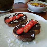 Vegan Nutella Bread at Vinny's Warung in Canggu