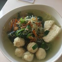Vegan bakso at Vinny's Warung in Canggu
