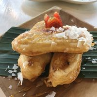 Banana fried at Vinny's Warung in Canggu