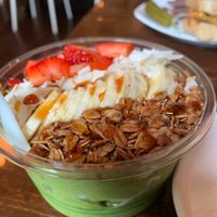 Spinach mango bowl at Well Fed Louisiana in Shreveport