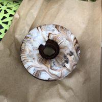 Chocolate marble donut at Well Fed Louisiana in Shreveport