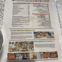 Sweets and drinks menu at Spiral Diner & Bakery in Denton