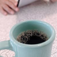 Decaf coffee ☕ at Spiral Diner & Bakery in Denton