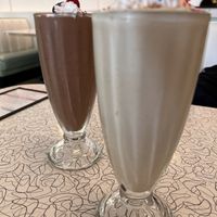 Chocolate milkshake, PB milk shake   at Spiral Diner & Bakery in Denton