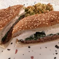 Ghost burger   at Spiral Diner & Bakery in Denton