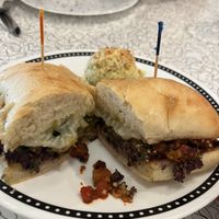 September special- eggplant sandwich 💚💚  at Spiral Diner & Bakery in Denton