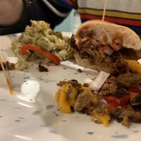 Philly cheezesteak  at Spiral Diner & Bakery in Denton