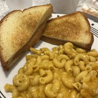 PBJ with mac n cheez side - kids menu  at Spiral Diner & Bakery in Denton