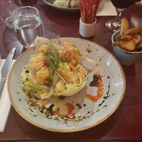 Satay cauliflower… so full of flavour and very filling!   at Petronella in Kilkenny