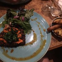 The vegan lentil loaf  at Petronella in Kilkenny