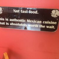 Not fast food  at Totopos Mexican Restaurant in Naperville