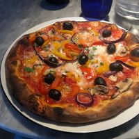 Classic Vegan Giardinier plus capsicums!! at Pizza Express - Berkeley Square in Bristol