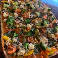 Veggie pie with vegan cheese!  at The Fridge in Lancaster