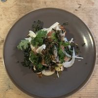 Incredible cauliflower dish  at Le Bec Jaune in Morzine