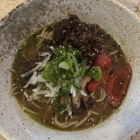 Vegan ramen  at Le Bec Jaune in Morzine