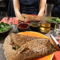 Pâte excellente, légumes sans goût at La Crêperie des Alpes in Aix-les-bains