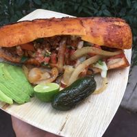 Torta Al pastor  at Tapatio Vegan Tacos - Food Trailer in San Antonio