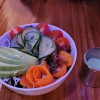Side Salad at Huacamole Vegan Food in San Pedro