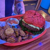 Pantera Rosa at Huacamole Vegan Food in San Pedro