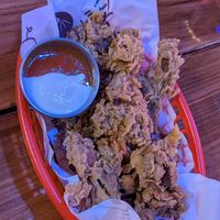 Crispy Oyster Pops at Huacamole Vegan Food in San Pedro