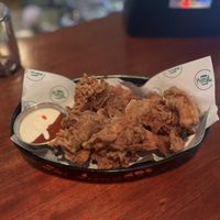 Oyster Mushrooms - best thing on the menu  at Huacamole Vegan Food in San Pedro