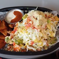   at Huacamole Vegan Food in San Pedro