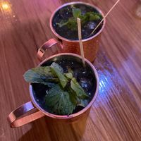 Moscow Mules - just the right amount of sweetness   at Huacamole Vegan Food in San Pedro