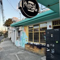 The front - 10 minutes from downtown   at Huacamole Vegan Food in San Pedro
