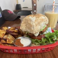   at Huacamole Vegan Food in San Pedro