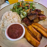 Casado at Huacamole Vegan Food in San Pedro