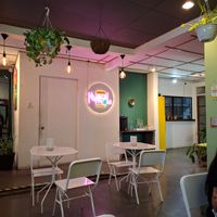 Inside Huacam🥑le at Huacamole Vegan Food in San Pedro