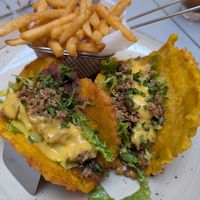 Supreme tacos at Huacamole Vegan Food in San Pedro