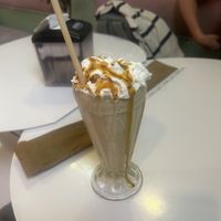 Peanut butter milkshake    at Huacamole Vegan Food in San Pedro